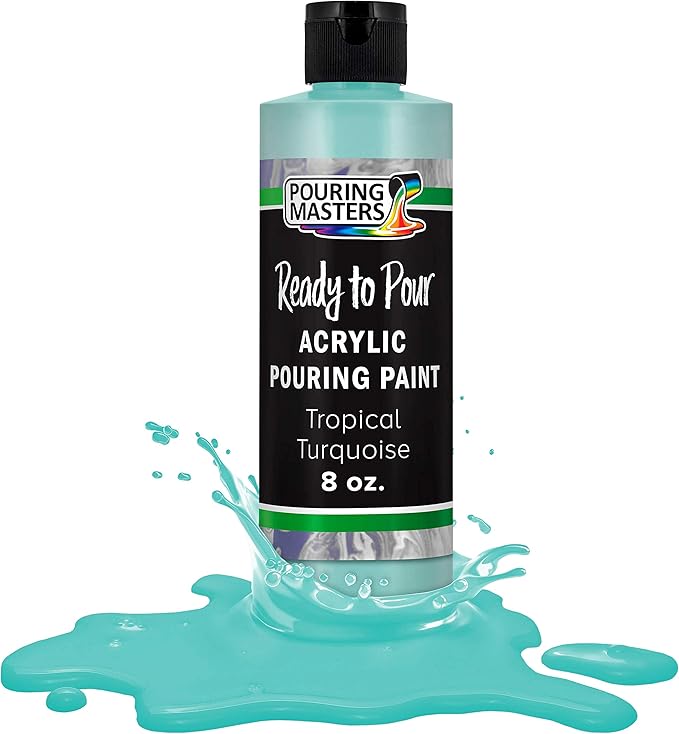 Pouring Masters Tropical Turquoise Ready to Pour Acrylic Pouring Paint by USArtSupply