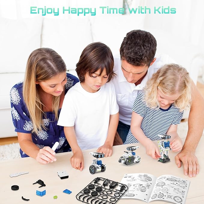 12-in-1 Solar Robot Kit for Kids 8-12, STEM Educational Building Toys - Image 6