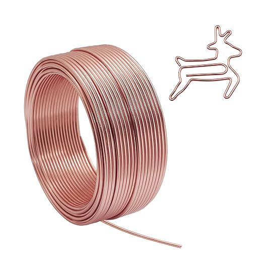 12 Gauge Aluminum Craft Wire, 2mm×30Yards Bendable Metal Craft Wire by ZhXu+Shuo