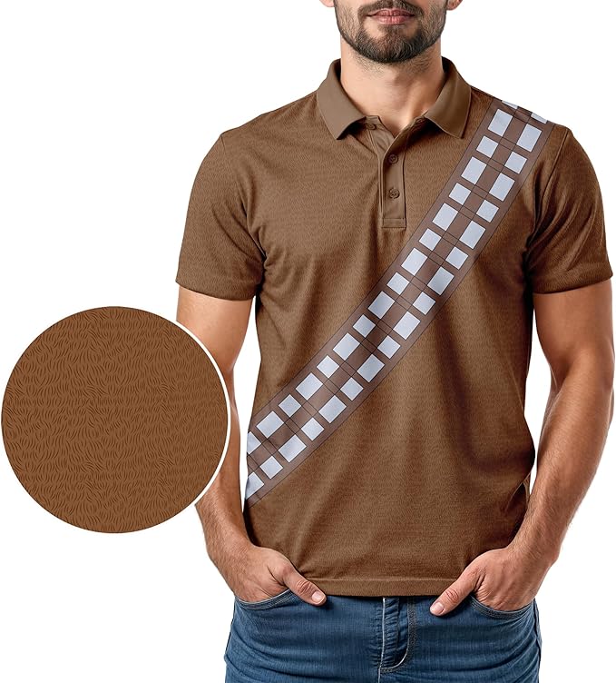 Funny Parody Golf Polo Shirt – Fun Movie Performance Quick Dry UPF Sun Protection Moisture Wicking Casual Wear Shocker Golf