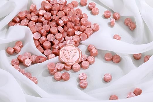 Yoption 360Pcs Rose Gold Sealing Wax Beads - Image 2