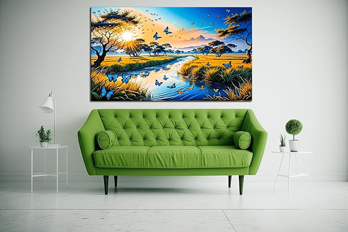 SpiritualHands Fantastic Scenery Tempered Glass Wall Art Painting - Image 3