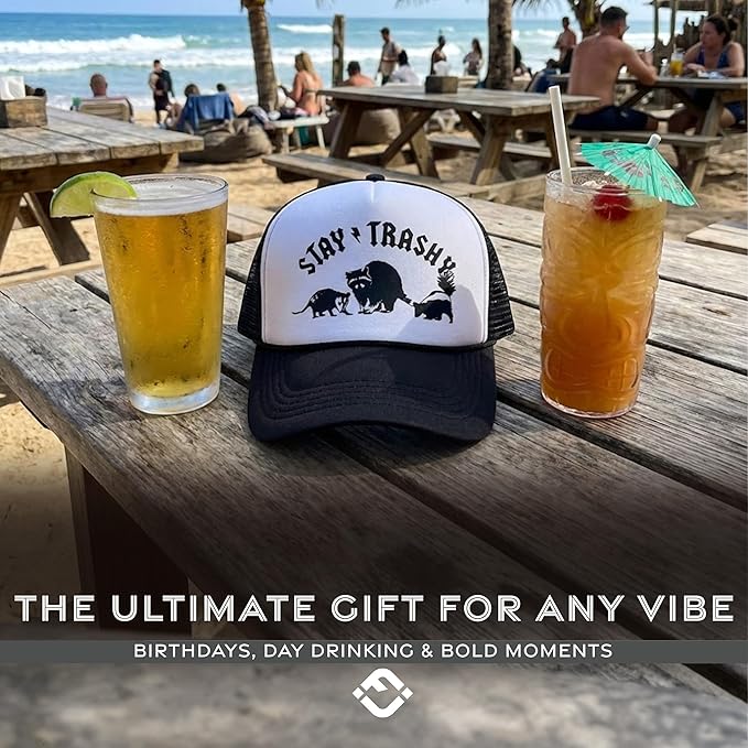 Funky Junque Premium Mesh Snapback Trucker Hat - Stylish Comfort for All - Patriotic, Humor & More