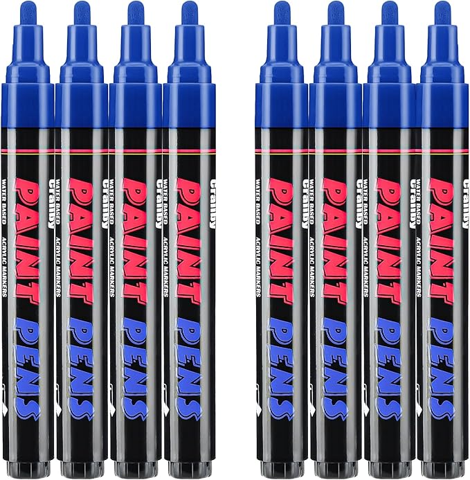 Blue Paint Pens Paint Markers by Craiiby