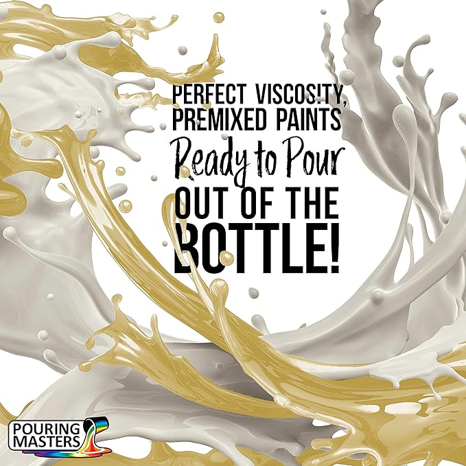 Pouring Masters Buttercream Yellow Ready to Pour Acrylic Pouring Paint - Image 2
