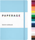 PAPERAGE Blank Journal Notebook, 160 Pages, Medium 5.6 in x 8 in by PAPERAGE