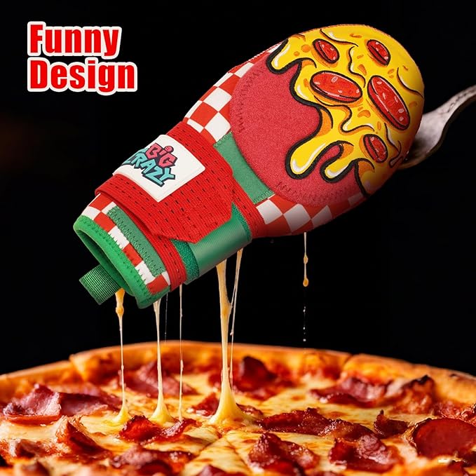 Big Crazy Baseball Sliding Mitt for Youth Sliding Mitt Glove Universal Left/Right Hand Drippy Drip Accessory Pizza Cookies