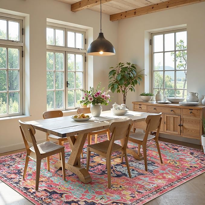 Lahome Area Rugs 9x12 Rugs for Living Room, Large Bedroom Dining Room Rug - Image 3