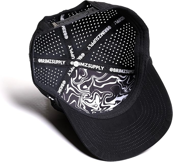 BRIMZ Outdoor Performance Hat - Water & Sweat Resistant Hats - Breathable & Moisture-Wicking Snapback