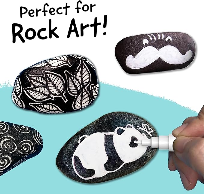 4 Dual Tip White Paint Pen - Image 3