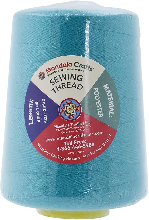 Mandala Crafts 4 Pack of Serger Threads Cones Spools - Image 3