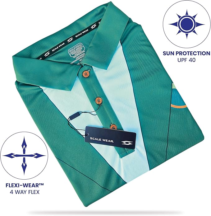 Funny Parody Golf Polo Shirt – Fun Movie Performance Quick Dry UPF Sun Protection Moisture Wicking Casual Wear Shocker Golf