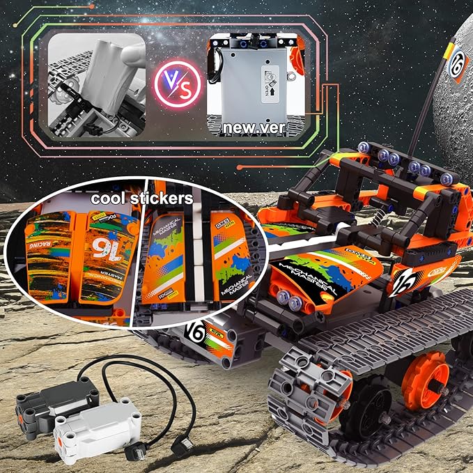 BIRANCO. STEM Remote Control Building Kit 3 in 1 RC Tracked Racer/Tank/Robot - Image 5