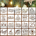 Christmas Stencils for Crafts Reusable 6” Christmas Stencil Xmas Holiday by zosylley