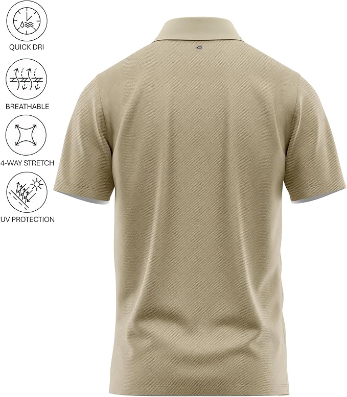 Funny Parody Golf Polo Shirt – Fun Movie Performance Quick Dry UPF Sun Protection Moisture Wicking Casual Wear Shocker Golf