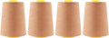 Mandala Crafts 4 Pack of Serger Threads Cones Spools by MandalaCrafts