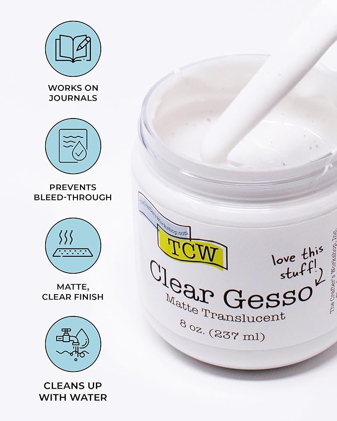The Crafter's Workshop Clear Gesso Primer - Image 2