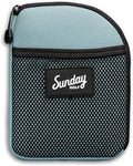 Golf Valuables Pouch with Clip by Sunday Golf | Zippered, Water Resistant Nylon, for Extra Tees, Pencils, Ball Markers