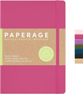 PAPERAGE Recycled Blank Journal Notebook, 160 Pages, Medium 5.6 in x 8 in by PAPERAGE