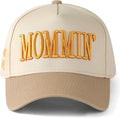 Mommin Hat Womens Trucker Hat for Wife Mothers Day Mom Gifts Vintage Two Tone Adjustable Embroidery Baseball Cap
