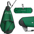 BUNX Best Golf Towel - Sponge Club Scrubbing Pad with Quick Release Magnetic Tablet - Patent Pending Premium Golf Accessories - Microfiber Club Cleaner (DATS Good Gimme)