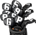 Craftsman Golf Magnetic Iron Headcovers Protective Cover with Large No. Available for Customize Name