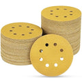 100PCS 5 Inch 8 Hole Sanding Discs 80 Grit by POTUINOM