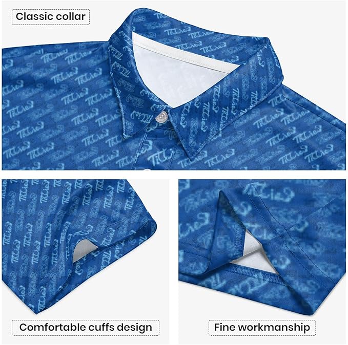 Mens Golf Shirts Golf Polo Shirts for Men Short Sleeve Polo Shirts Golf Gifts