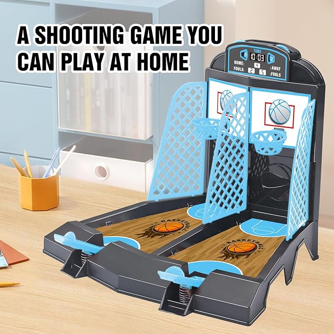 Table Top Games, Glow in The Dark Mini Basketball Game - Image 8