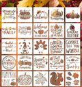 Fall Stencils for Painting 6” Pumpkin Stencils Autumn Leaf Stencil Happy by zosylley