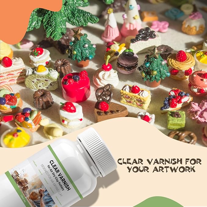 120ml Air Dry Clay Varnish - Image 7
