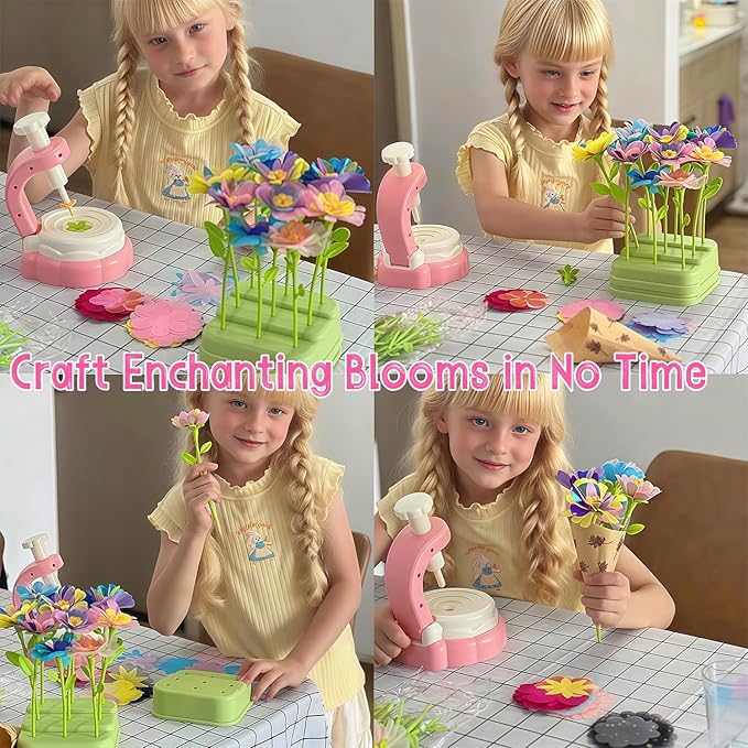 Glintoper Fabric Flower Craft Kit - Image 2