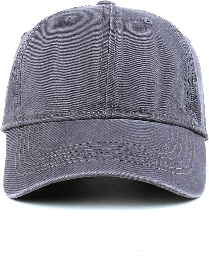LANGZHEN Unisex Baseball Cap 100% Cotton Fits Men Women Washed Denim Adjustable Dad Hat