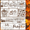 Fall Stencils for Crafts Reusable Pumpkin Stencil Hello Fall Stencils for by zosylley