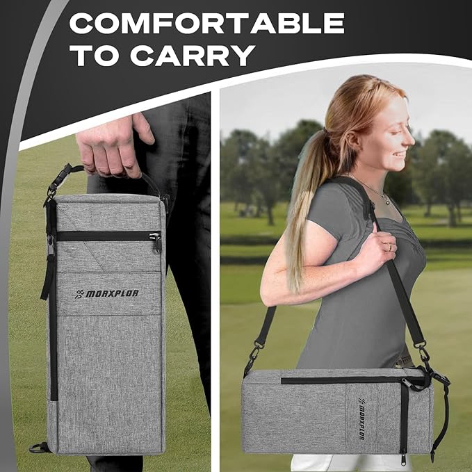 Golf Cooler Bag - 6 Can Insulated Beer Sleeve Soft Cooler,Golf Cart Accessories,Golf Club Bag Accessories