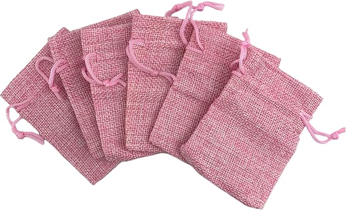 Palmhomee Pack Of 25 Burlap Gift Bags - Image 3