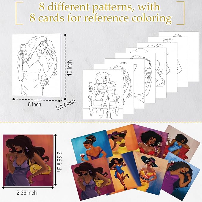 Cholemy 36 Pcs Paint and Sip Kit - Image 3