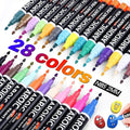 AROIC Paint Markers, 28 Colors Oil-Based Waterproof Paint Marker Pen Set.Quick by AROIC