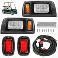 DRIVE UP Club Car LED Light Kit 12 Volt Headlight and Tail Light Assembly for 1993-Up Club Car DS Golf Cart OEM 101988001 101988002