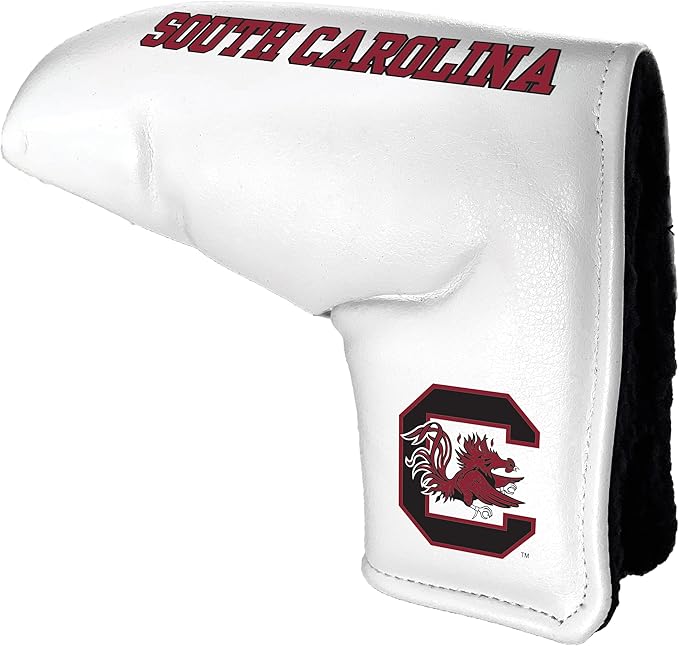 Team Golf NCAA Tour Blade Putter Cover (White), Fits Most Blade Putters, Scotty Cameron, Taylormade, Odyssey, Titleist, Ping, Callaway