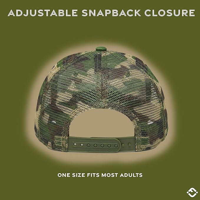 Funky Junque Premium Mesh Snapback Trucker Hat - Stylish Comfort for All - Patriotic, Humor & More