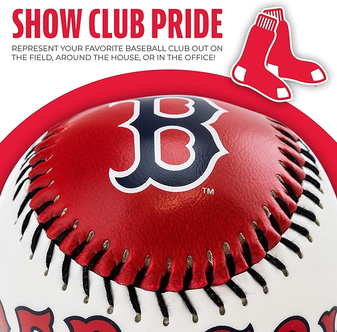 Franklin Sports MLB Team Soft Baseballs - Team Logo - Fan Shop Toy Baseball for Kids - Decoration for Desks and Office