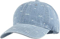 Hoce Fashion Rhinestone Denim Baseball Cap Studded Bling Hat for Women