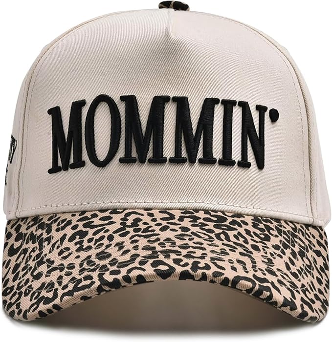 Mommin Trucker Hats Women, Embroidered Baseball Mom Essentials Womens Trucker Hat for Mom