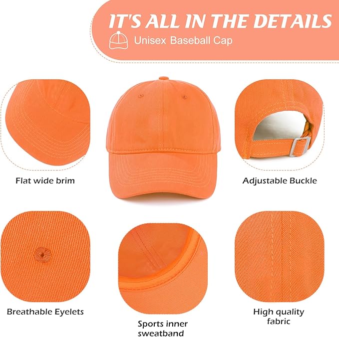 Baseball Cap for Women Men Golf Tennis Baseball Hat Youth Running hat Ponytail Cute Summer Ball Cap