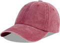 LANGZHEN Unisex Baseball Cap 100% Cotton Fits Men Women Washed Denim Adjustable Dad Hat
