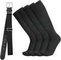 Baseball Socks and Belt Combo for Youth Adult - Softball Sock and Belt for Boys and Girls (2 Pairs of Socks & 1 Belt)