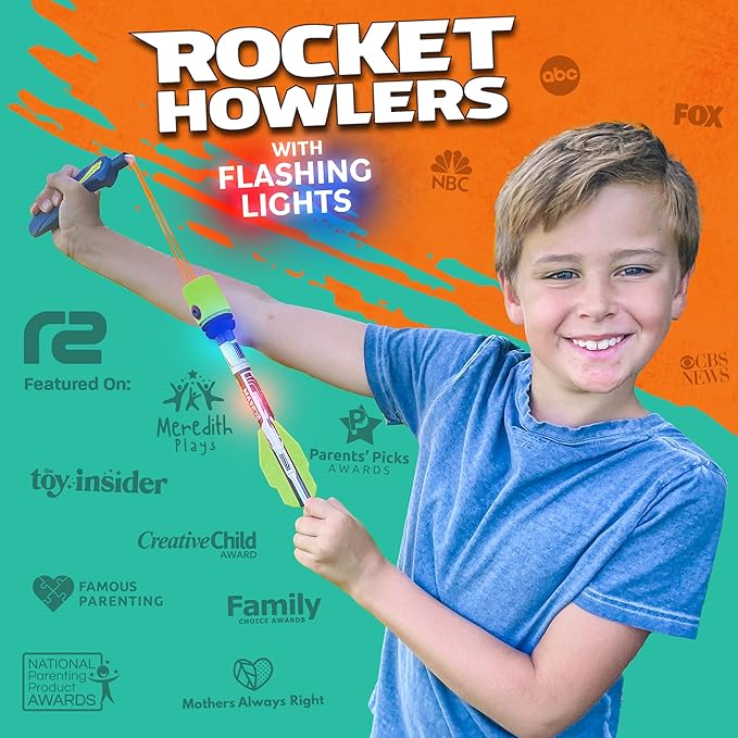 Light Up Foam Rocket Toys for Kids: Best LED Rocket Launcher Slingshot Lights - Image 2