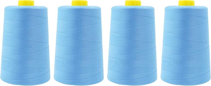 Mandala Crafts 4 Pack of Serger Threads Cones Spools by MandalaCrafts