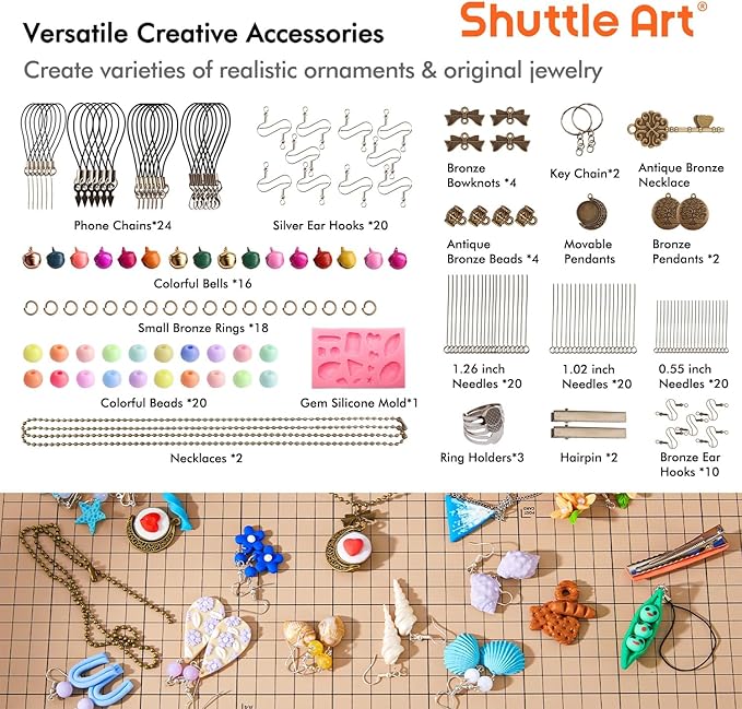 Shuttle Art 82 Colors Polymer Clay Kit - Image 4